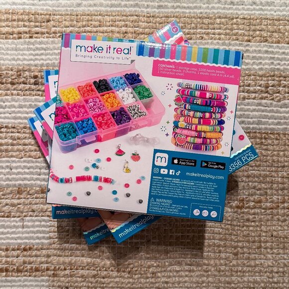 NEW Make It Real Heishi Beads Case- 3356pcs - Picture 3 of 8